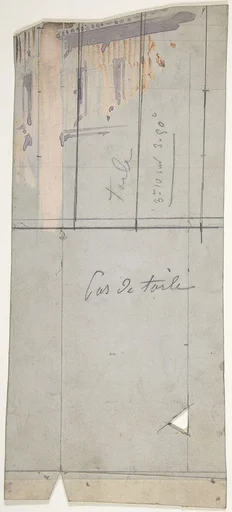 Design for a Stage Set at the Opéra, Paris
