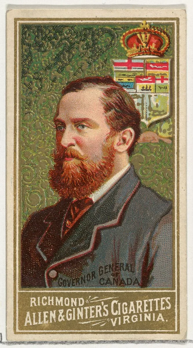 Governor General of Canada, from World's Sovereigns series (N34) for Allen & Ginter Cigarettes — Allen & Ginter