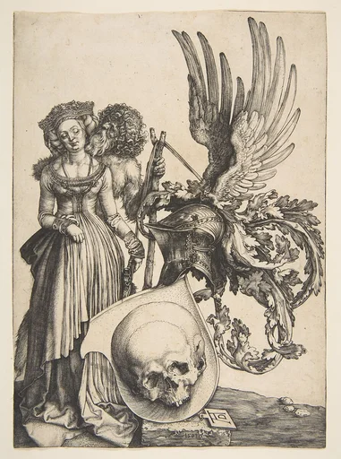 Coat of Arms with a Skull