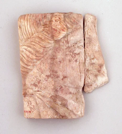 Relief of a head of a child