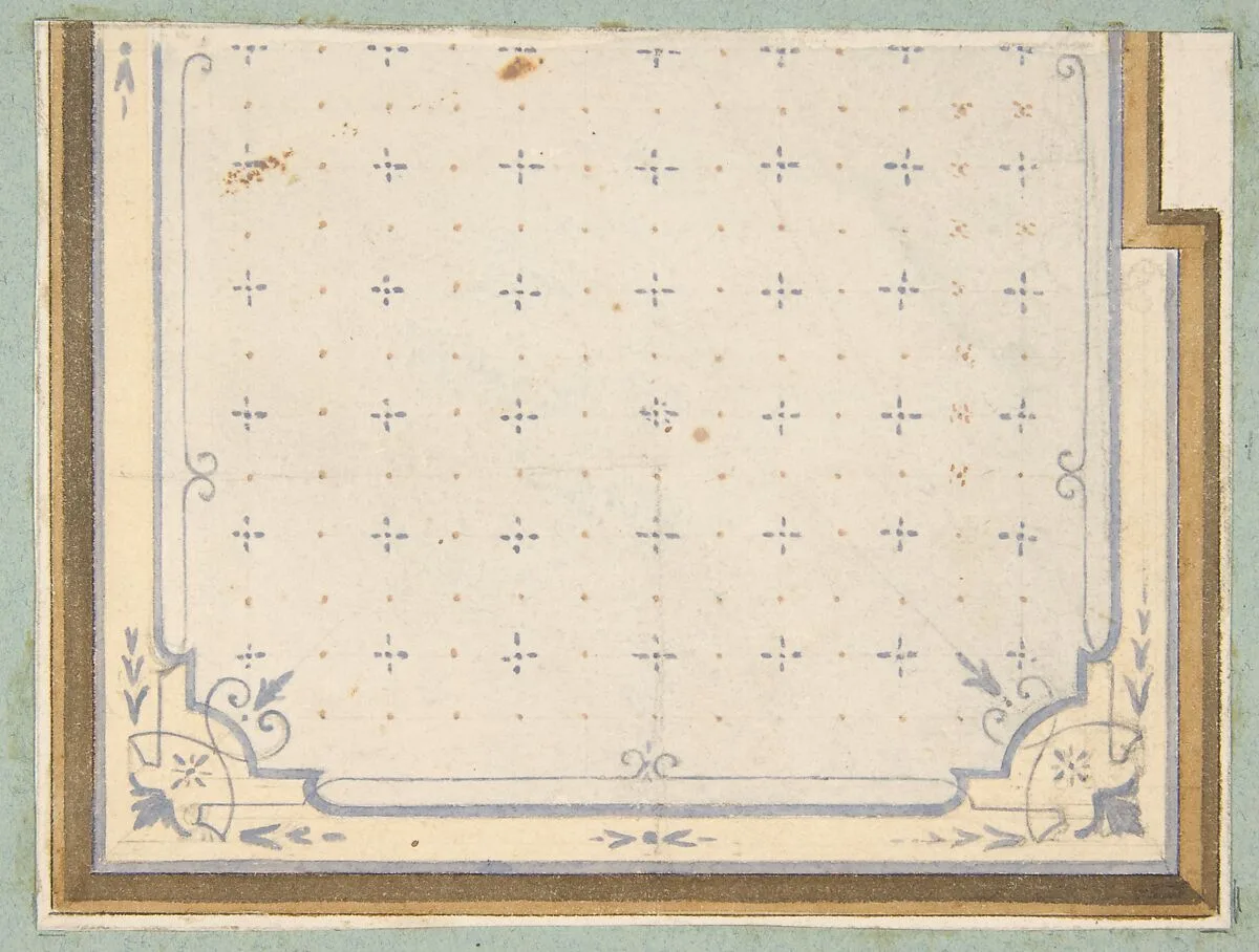 Design for a ceiling — Jules-Edmond-Charles Lachaise|Eugène-Pierre Gourdet
