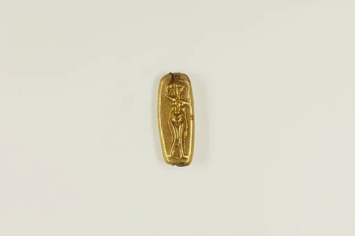 Bead with figure of a goddes (Aphrodite Anadyomene?)