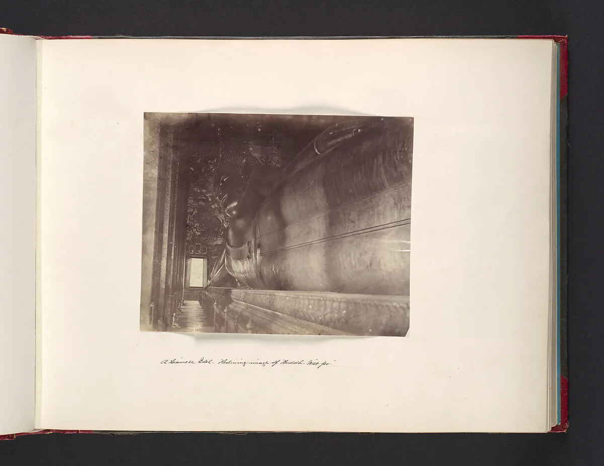 A Siamese Idol - Reclining Image of Buddah — John Thomson