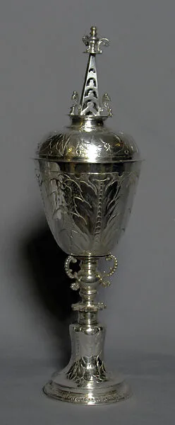 Standing cup with cover — Elkington & Co.