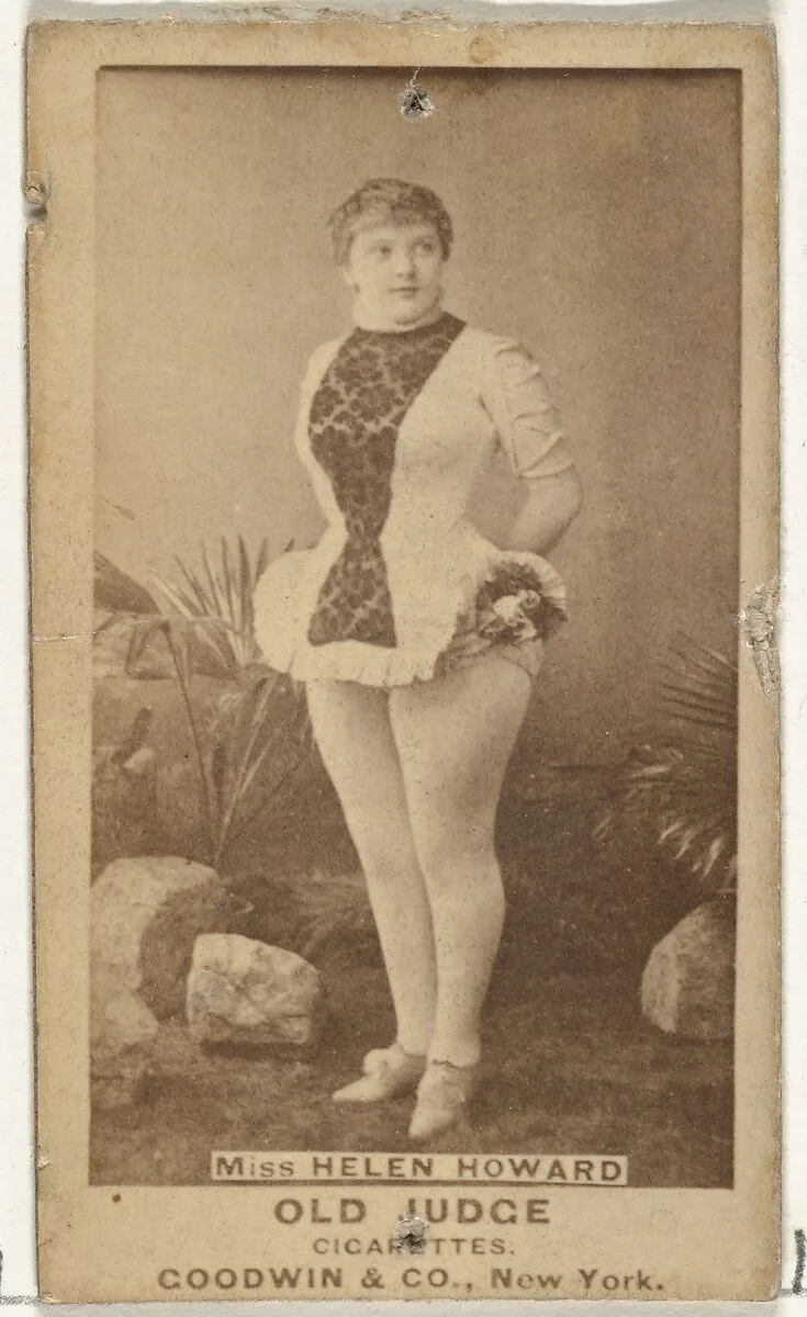 Miss Helen Howard, from the Actors and Actresses series (N171) for Old Judge Cigarettes — Goodwin & Company