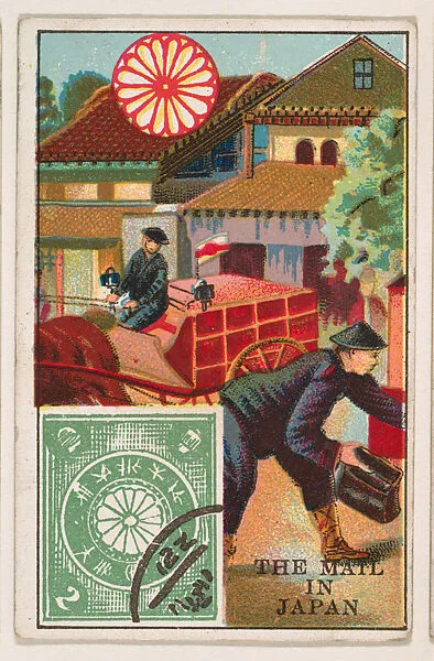 The Mail in Japan, bakery card from the Stamps and Mail Carriers of All Nations series (D73), issued by the Rochester Baking Company — Rochester Baking Company