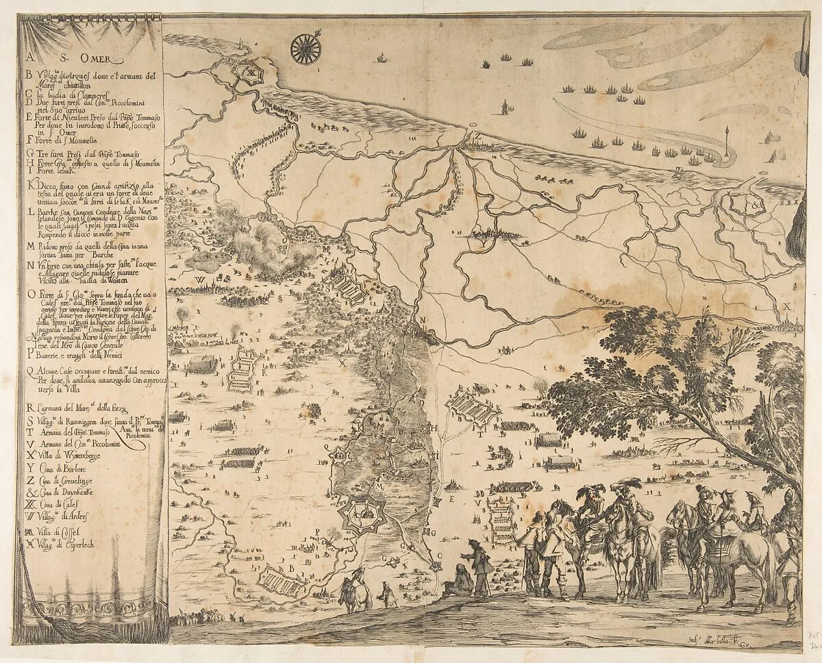 Siege of Saint-Omer — Stefano della Bella