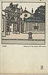 Vienna: Entrance to the Lower Belvedere (Wien: Eingang in das Untere Belvedere) — Wiener Werkstätte|Karl Schwetz|Franz Kuhn