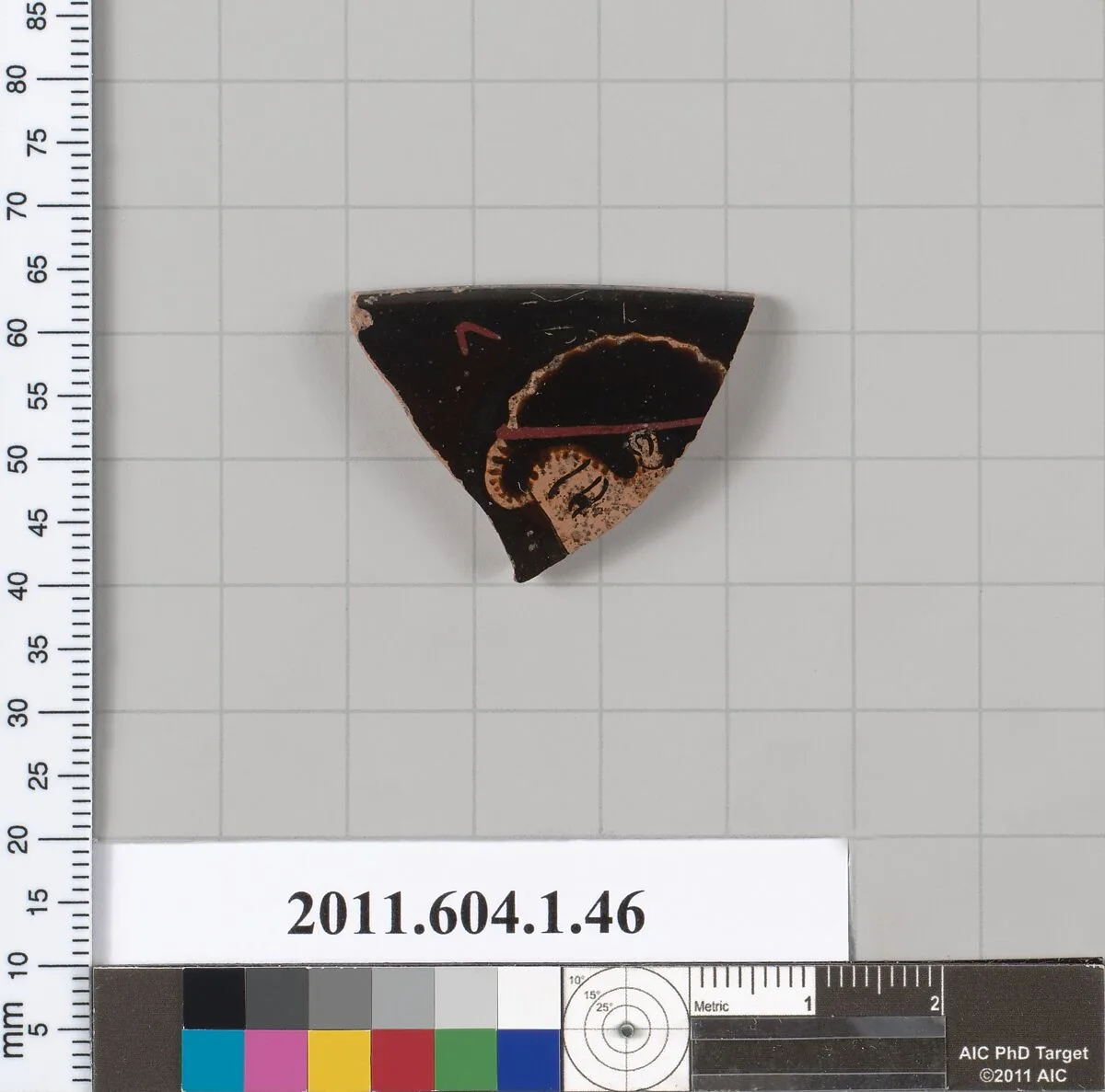 Terracotta rim fragment of a kylix (drinking cup) — Unknown
