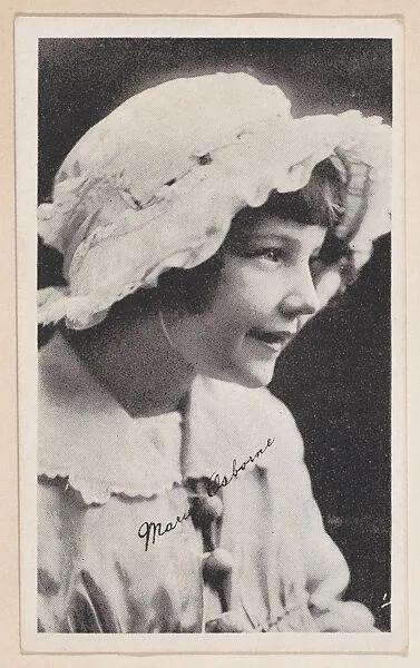 Marie Osborne from Kromo Gravure "Leading Moving Picture Stars" (W623) — Kromo Gravure Photo Company, Detroit, Michigan