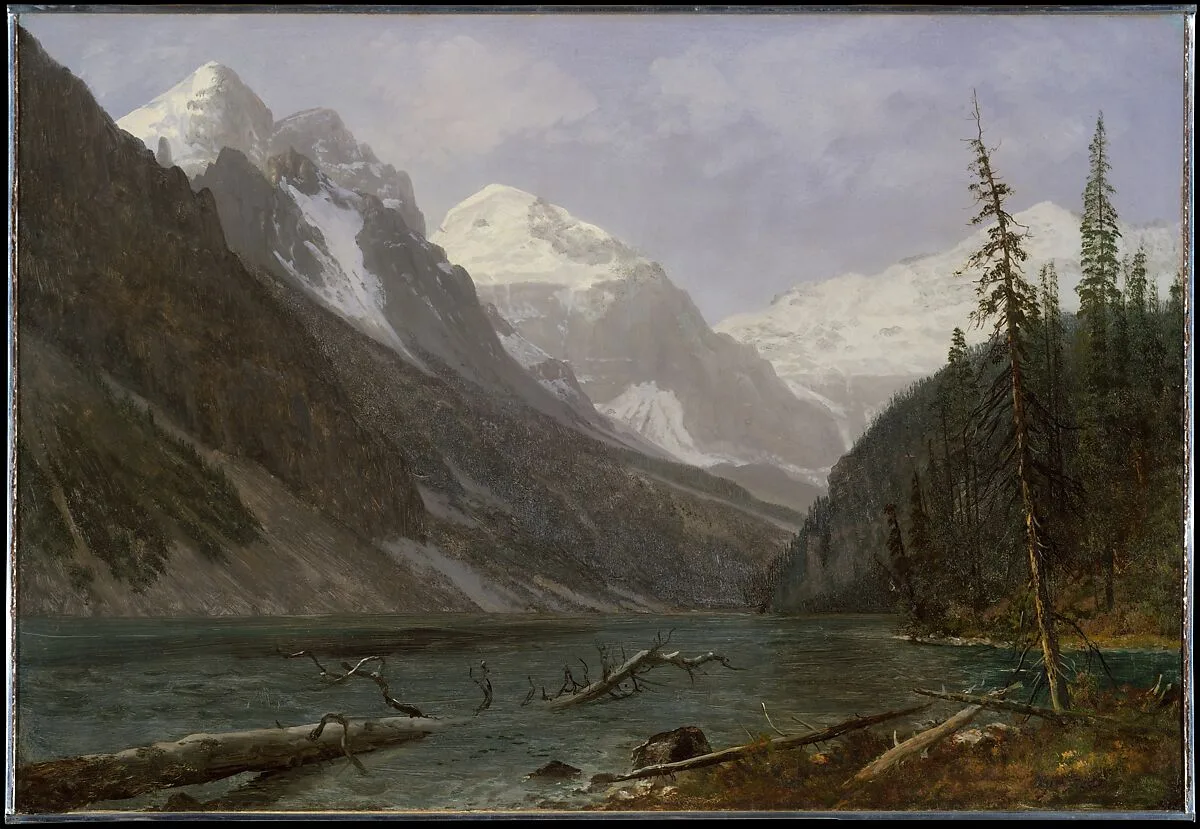 Canadian Rockies (Lake Louise) — Albert Bierstadt