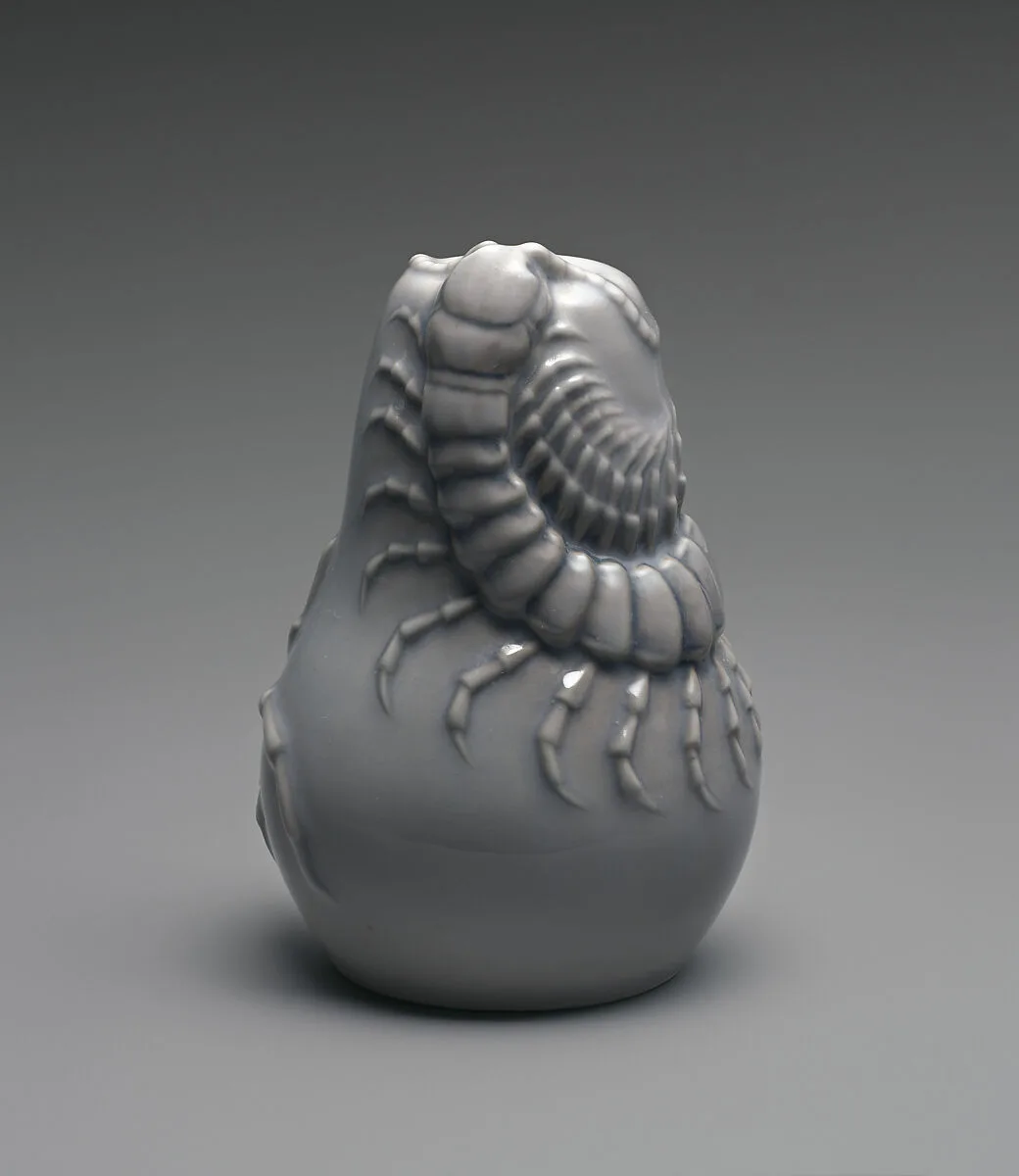 Vase with centipede — Royal Copenhagen