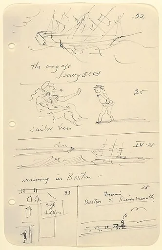 Sketches for The Story of a Bad Boy