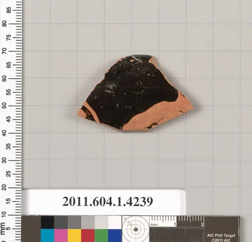 Terracotta fragment of a kylix (drinking cup)
