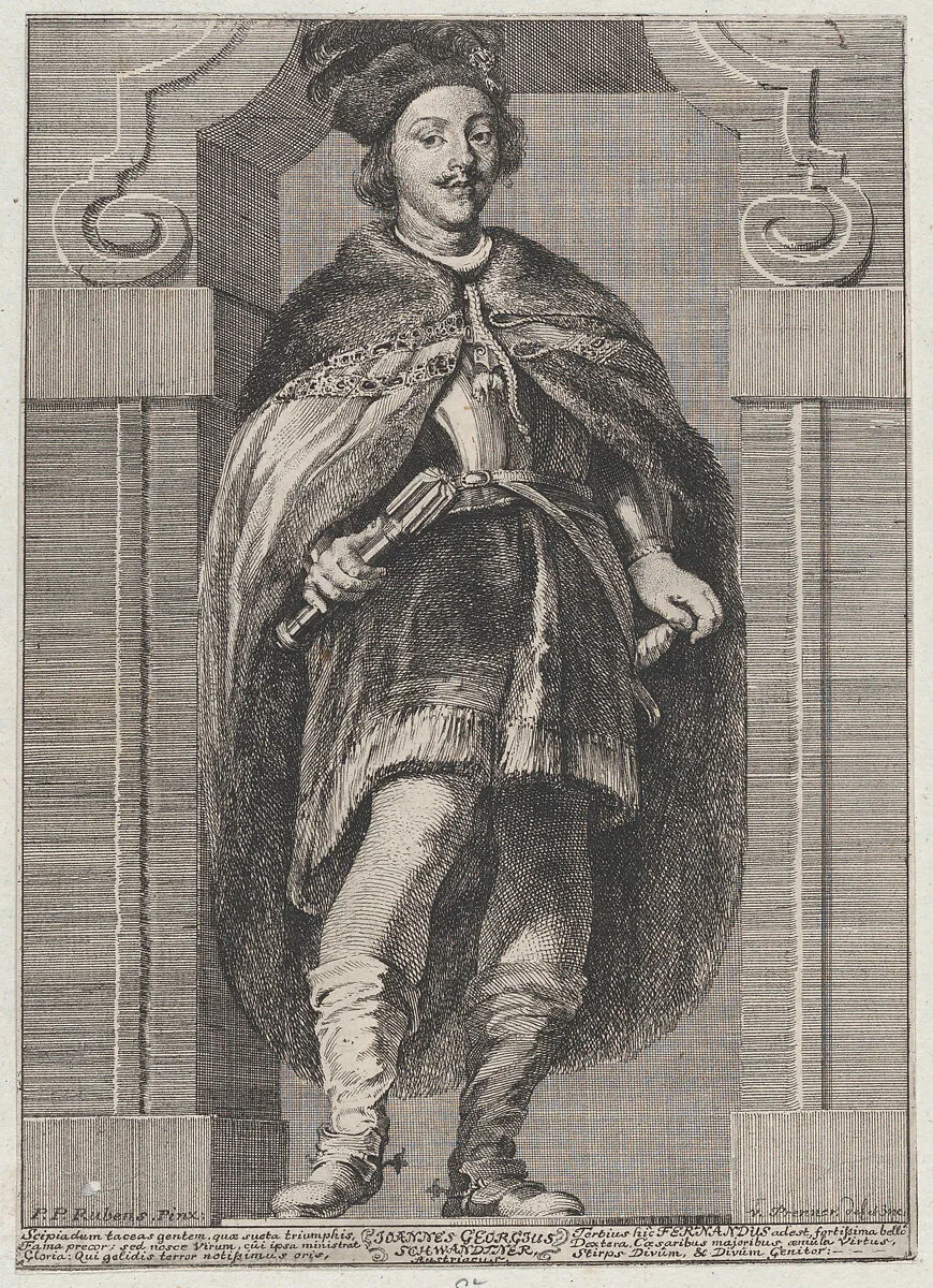 Portrait of Cardinal Infante Ferdinand of Austria — Anton Joseph von Prenner|Cardinal-Infante Ferdinand of Austria|Peter Paul Rubens