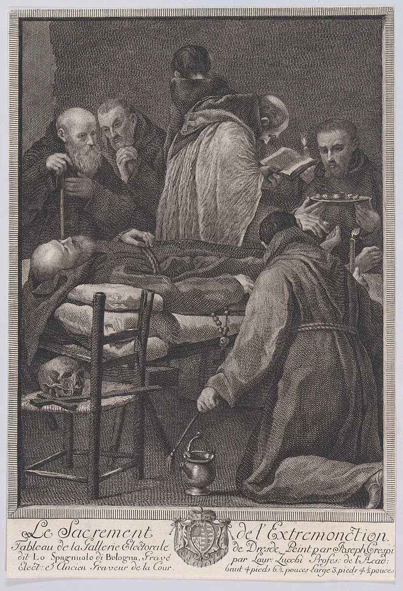 Extreme Unction, from "The Seven Sacrements" — Giuseppe Maria Crespi|Lorenzo Zucchi