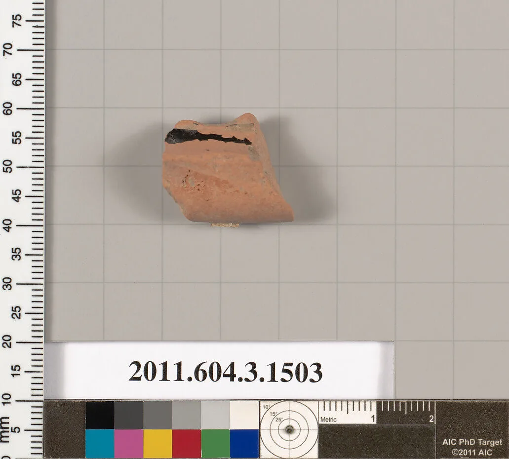 Terracotta fragment of a skyphos (deep drinking cup) — Unknown