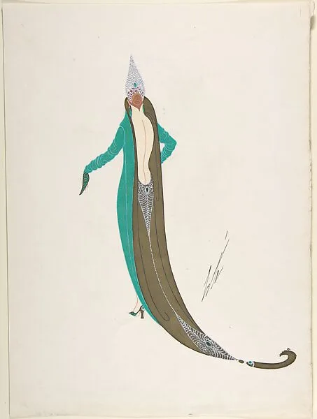 Le Décolleté d'Aujourd'hui — Erté (Romain de Tirtoff)