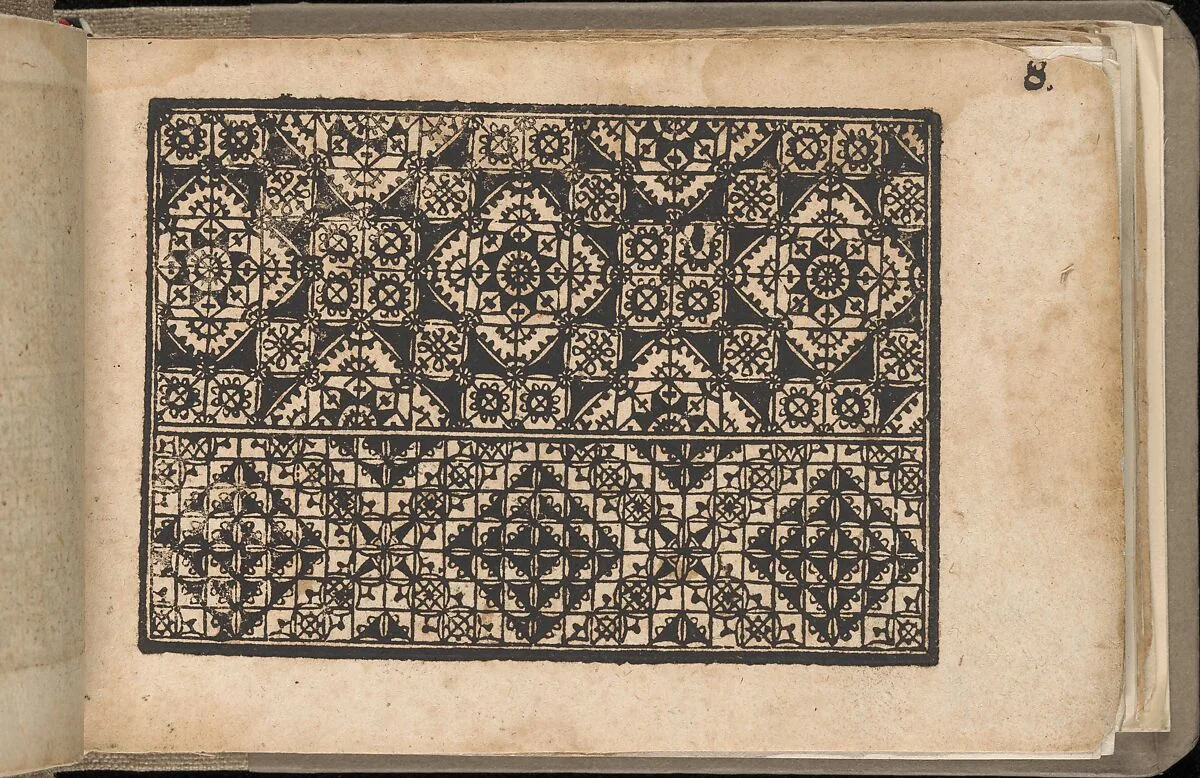 Schön newes Modelbuch (Page 8r) — Sigismundus Latomus
