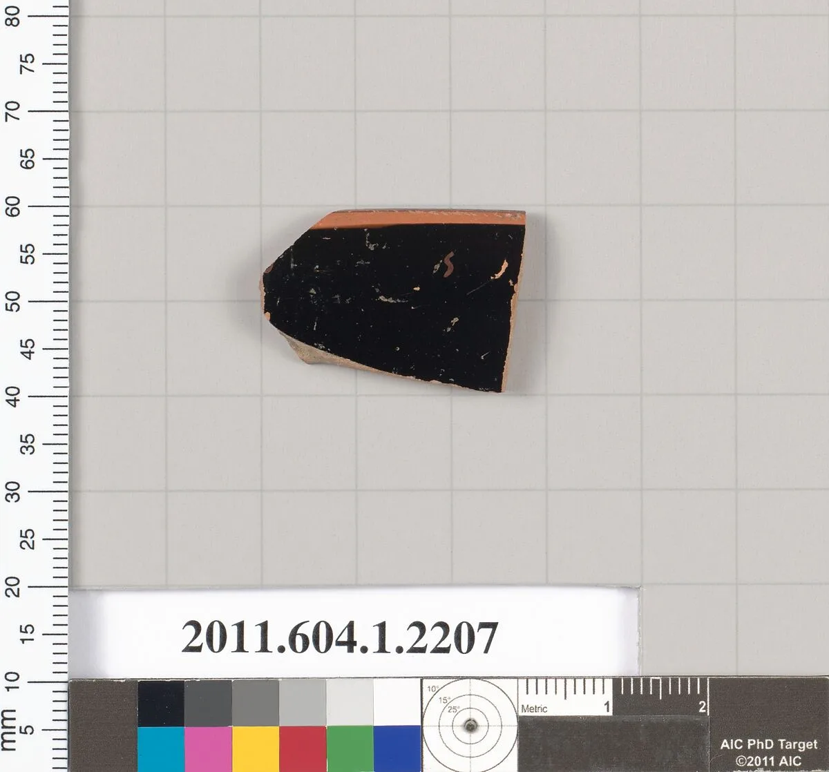 Terracotta rim fragment of a kylix (drinking cup) — Unknown