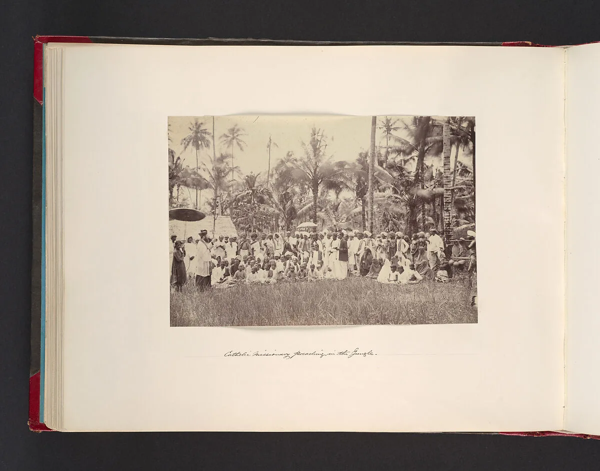 Catholic Missionary Preaching in the Jungle — John Thomson