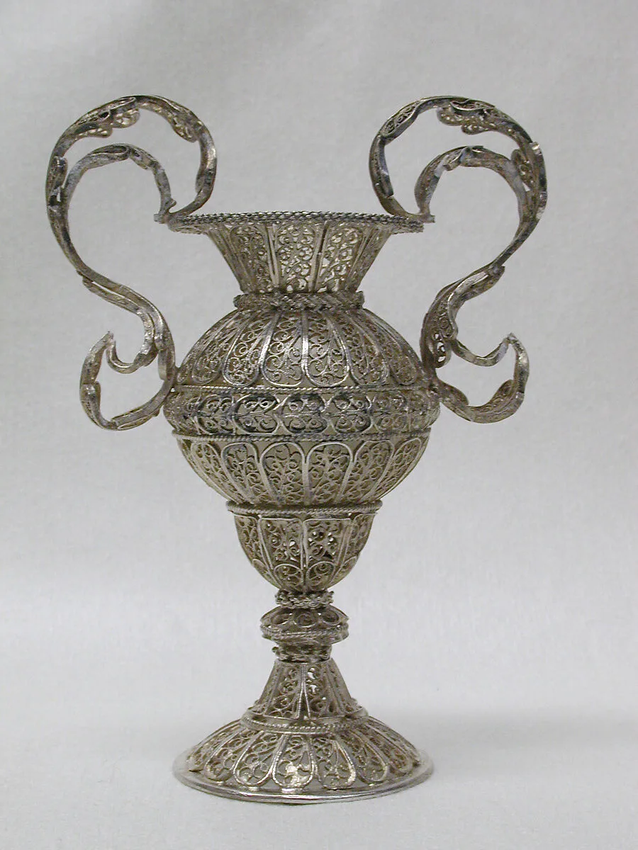 Miniature urn (one of a pair) (part of a set) — Unknown