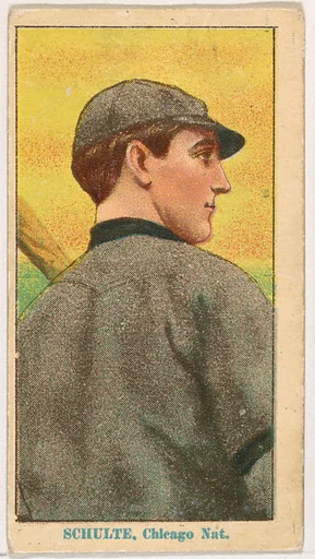 Frank "Wildfire" Schulte, Chicago, from Coupon Cigarettes Baseball Issue, 1914-1916