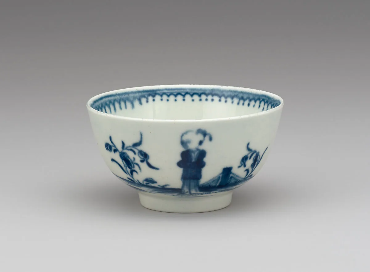 Two teabowls (part of a service) — Worcester factory