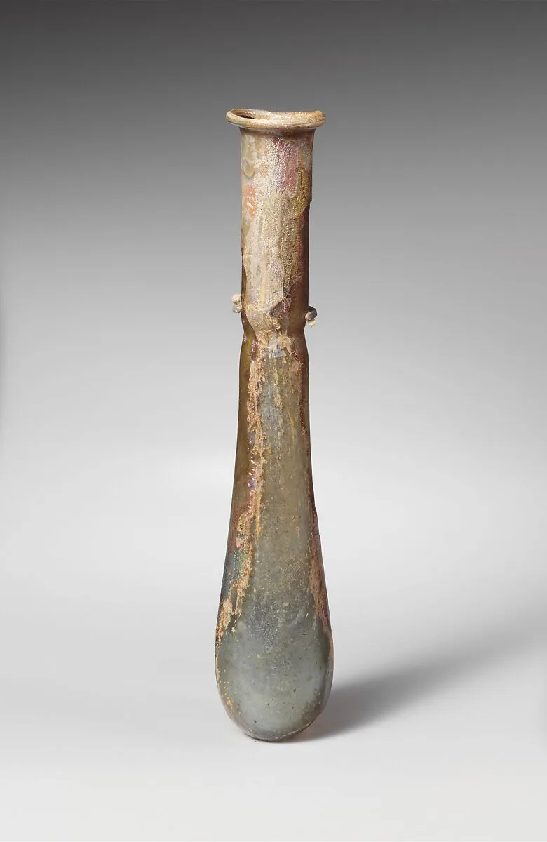 Glass perfume bottle — Unknown