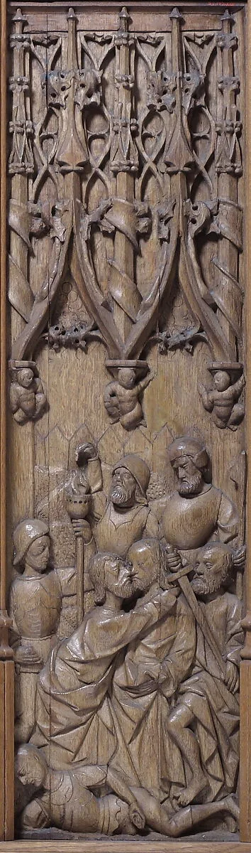Panel with the Kiss of Judas — Unknown