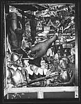 ["Labor Movement" Panel of Diego Rivera's Mural for the New Worker's School, New York City]