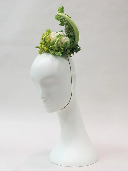 "Cauliflower Headpiece" — Deirdre Hawken
