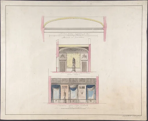 Elevation "della nuova Galleria"