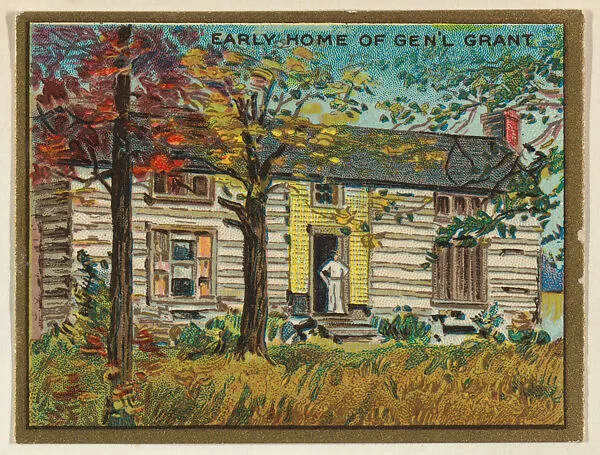 Early Home of General Grant, from the "Historic Homes" series (T69), issued with Helmar Cigarettes by S. Anargyros Tobacco Company — S. Anargyros Tobacco Company