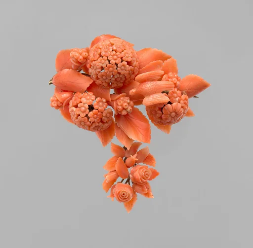 Brooch with pendant (part of parure)