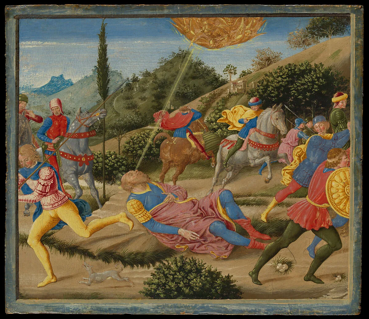 The Conversion of Saint Paul — Benozzo Gozzoli (Benozzo di Lese di Sandro)