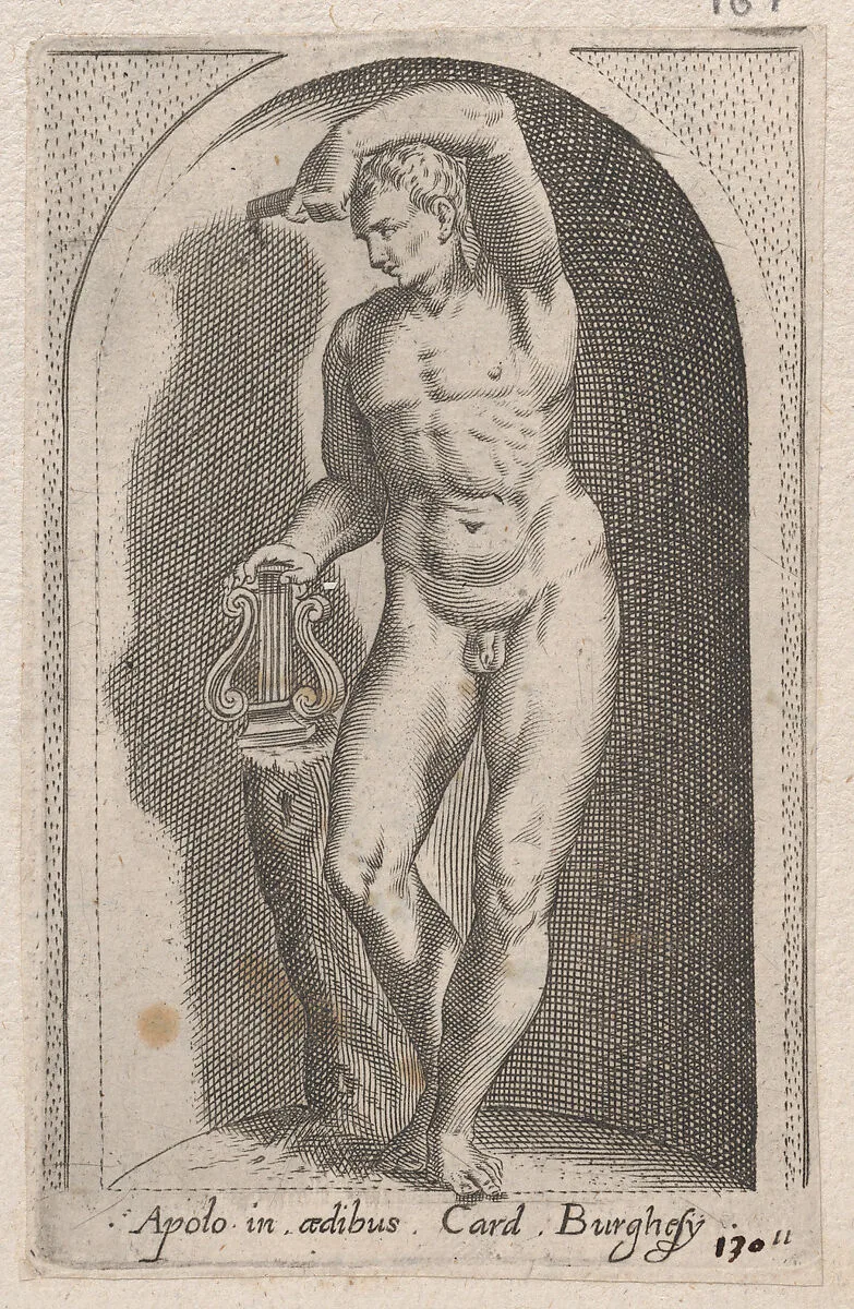 Speculum Romanae Magnificentiae: Apollo (Apollo in aedibus Card. Burghesij) — Anonymous|Philippe Thomassin|Antonio Lafreri
