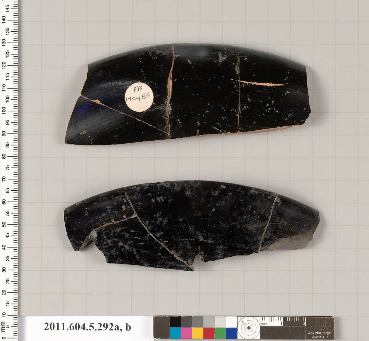 Terracotta rim fragments of kylikes (drinking cups) — Unknown