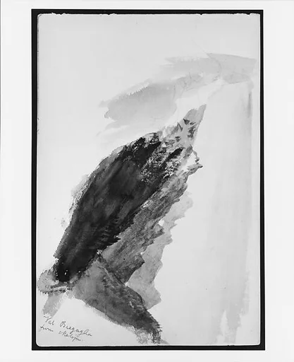Val Bregagalia from Maloja (from Switzerland 1869 Sketchbook)
