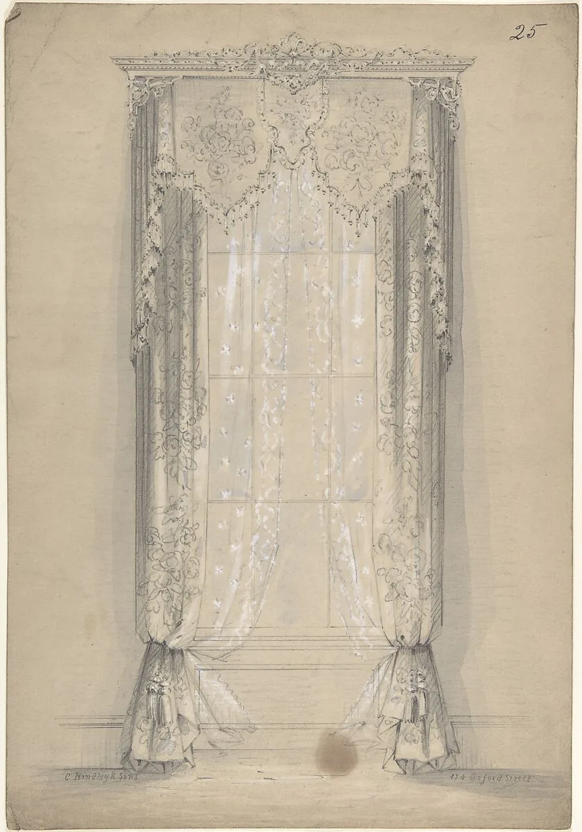 Design for Curtains — Charles Hindley and Sons