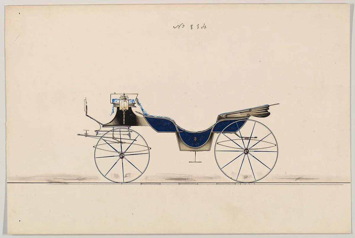 Design for Vis-à-vis, no. 814 — Brewster & Co.