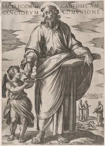 St. Matthew, from 'Christ, Mary, and the Apostles'