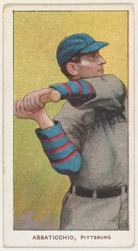 Abbaticchio, Pittsburgh, National League, from the White Border series (T206) for the American Tobacco Company