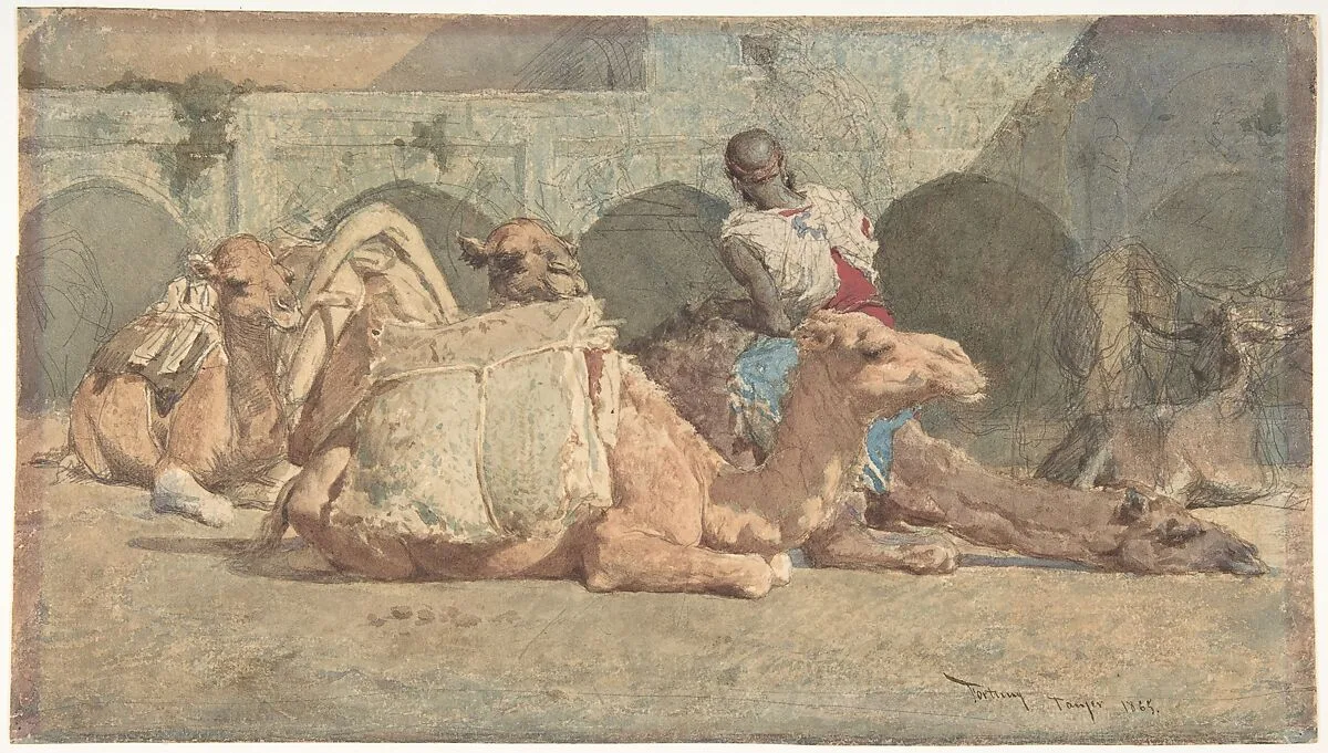 Camels Reposing, Tangiers — Mariano Fortuny Marsal