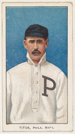 Titus, Philadelphia, National League, from the White Border series (T206) for the American Tobacco Company