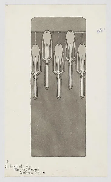 Bleeding Heart Vase Design — Hannah Borger Overbeck