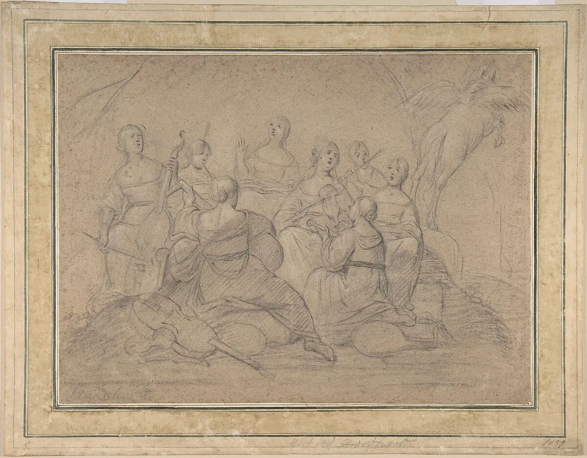 The Muses on Parnassus — Pieter Fransz. de Grebber