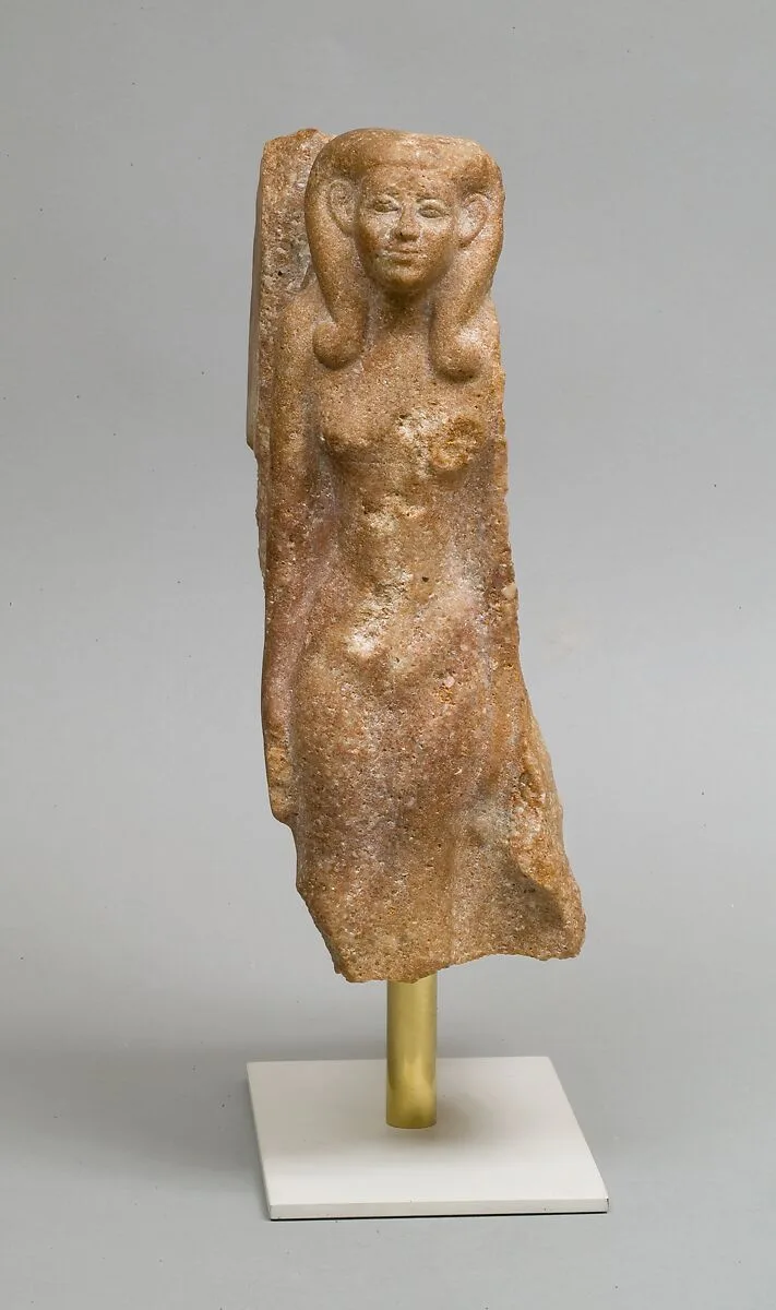 Female figure from a group statue — Unknown