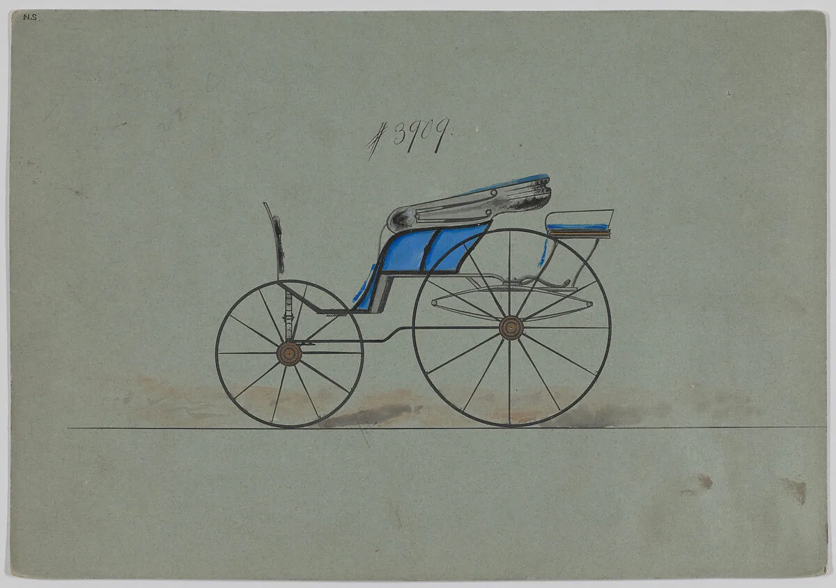 Design for Pony Phaeton, no. 3909 — Brewster & Co.|Herman Stahmer