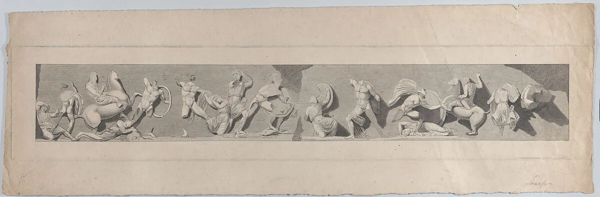 Relief from the Frieze of the Temple of Victory Apteros — William Pars|William Sharp